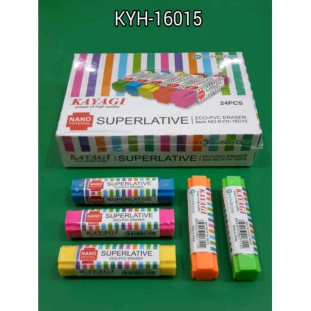 

Penghapus / Stip / Eraser Kayagi Warna/i Tanggung KY-16015