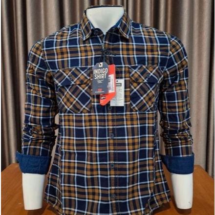 KEMEJA PRIA KOTAK-KOTAK KEMEJA  CARDINAL JEANS CASUAL  ORIGINAL