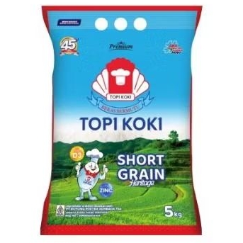 

Topi Koki Beras Fortifikasi Heritage Short Grain 5 Kg