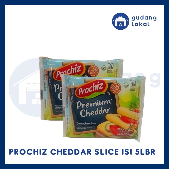 

PROCHIZ CHEDDAR SLICE ISI 5LEMBAR
