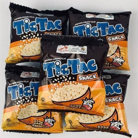 

Tictac Snack Kacang Pilus 14gr x 10 (1 Renceng isi 10 Bungkus) - Tic Tac Snack Dua Kelinci - SHIPPO SUPPLY