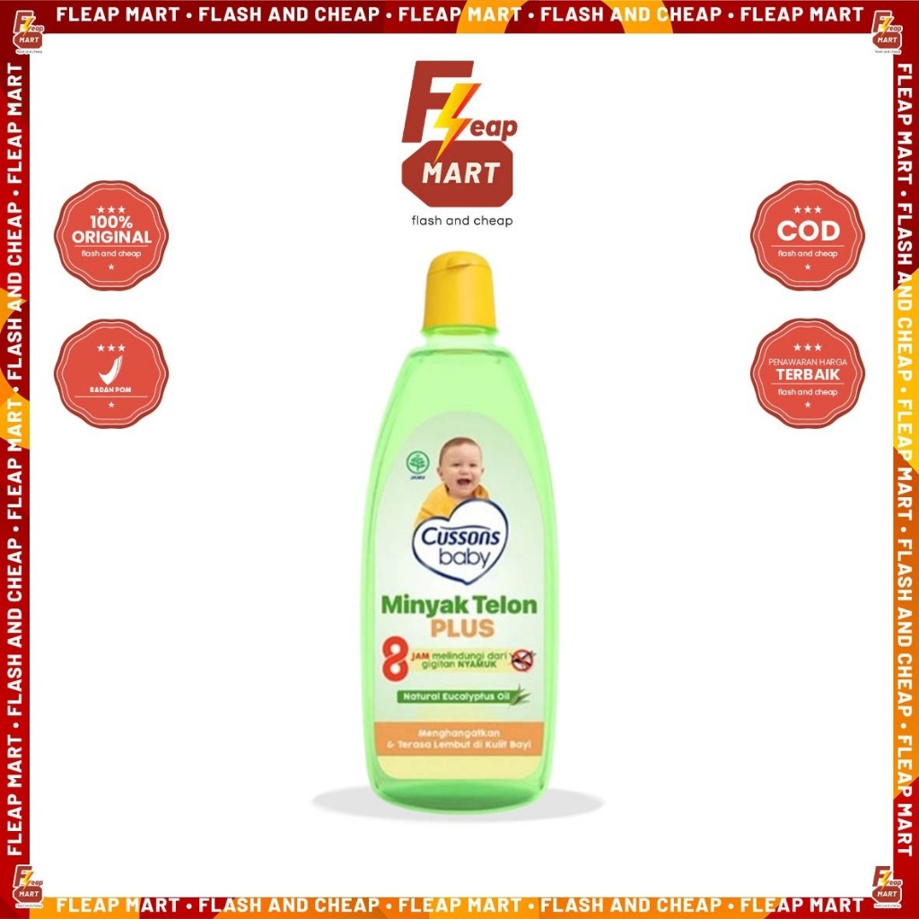 Cussons Baby Minyak Telon Plus 150ml - Anti Nyamuk 8 Jam