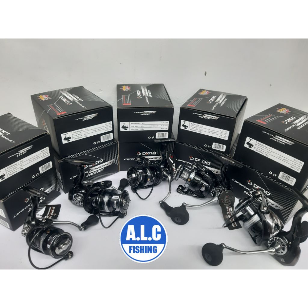 Reel Daido Dark Knight 8.0 1000 2000 3000 4000RK 6000RK reel pancing kuat murah dan berkualitas