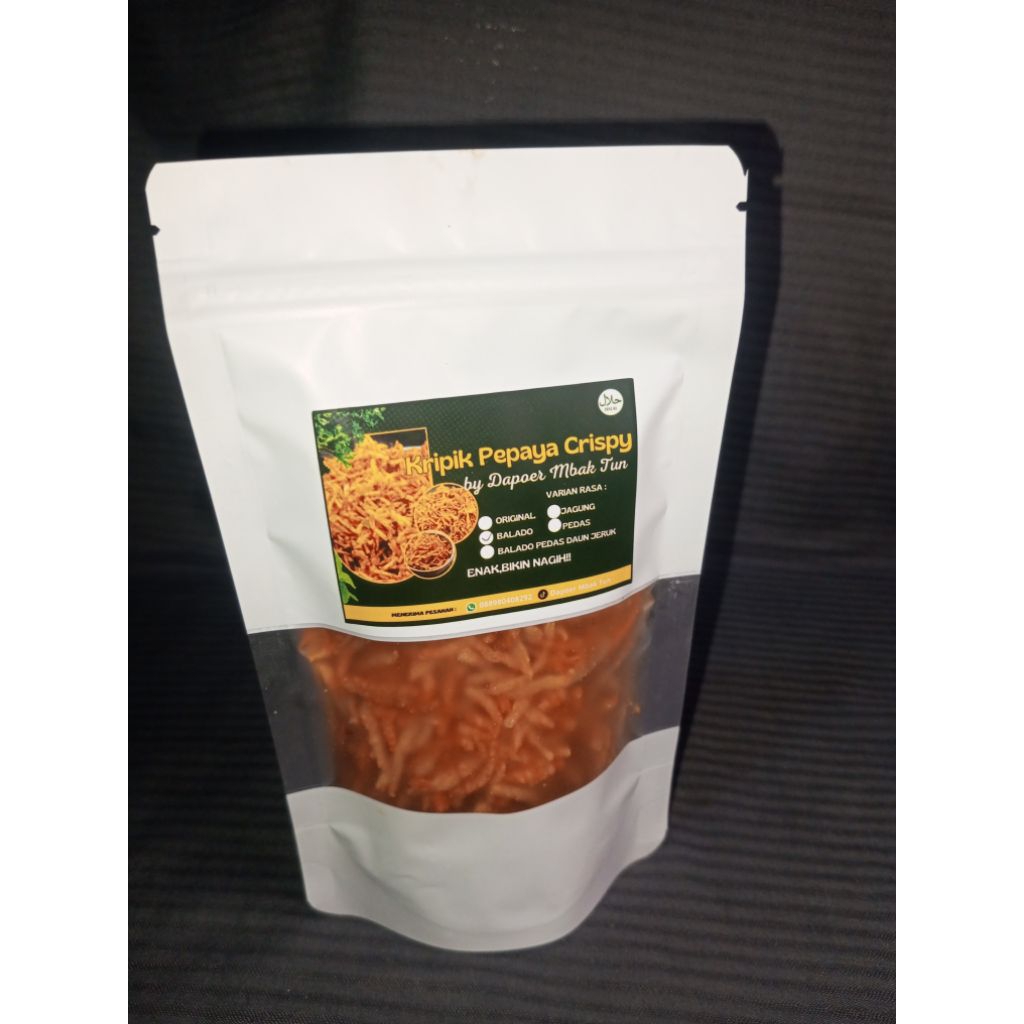 

keripikpepayacrispibaladopepayamudakrispy