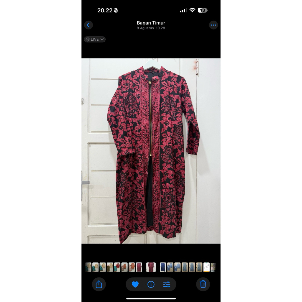 Tunik Preloved Batik Tulis Banyuwangi