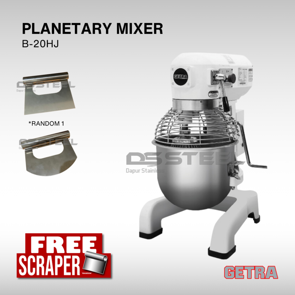 Planetary Mixer GETRA B-15HJ / Mixer GETRA B15HJ / Pengaduk Adonan Kue GETRA B 15HJ / Mixer Roti Get