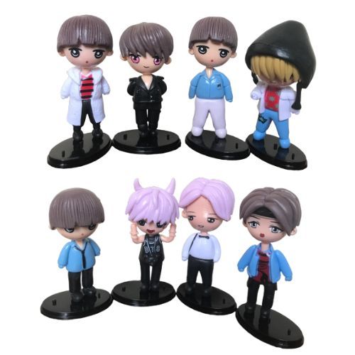 FIGURE BTS ISI 8 FIGURE BTS 1 SET ISI 8 PCS FIGURE BTS MURAH