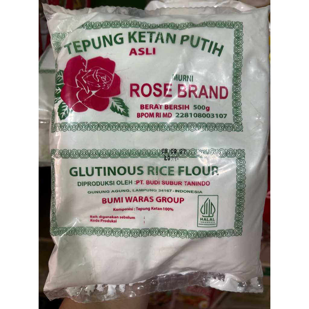 

tepung ketan rose brand 500gr
