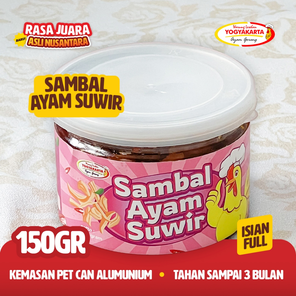

Sambal Ayam Suwir By Warung Lesehan Yogyakarta 150g