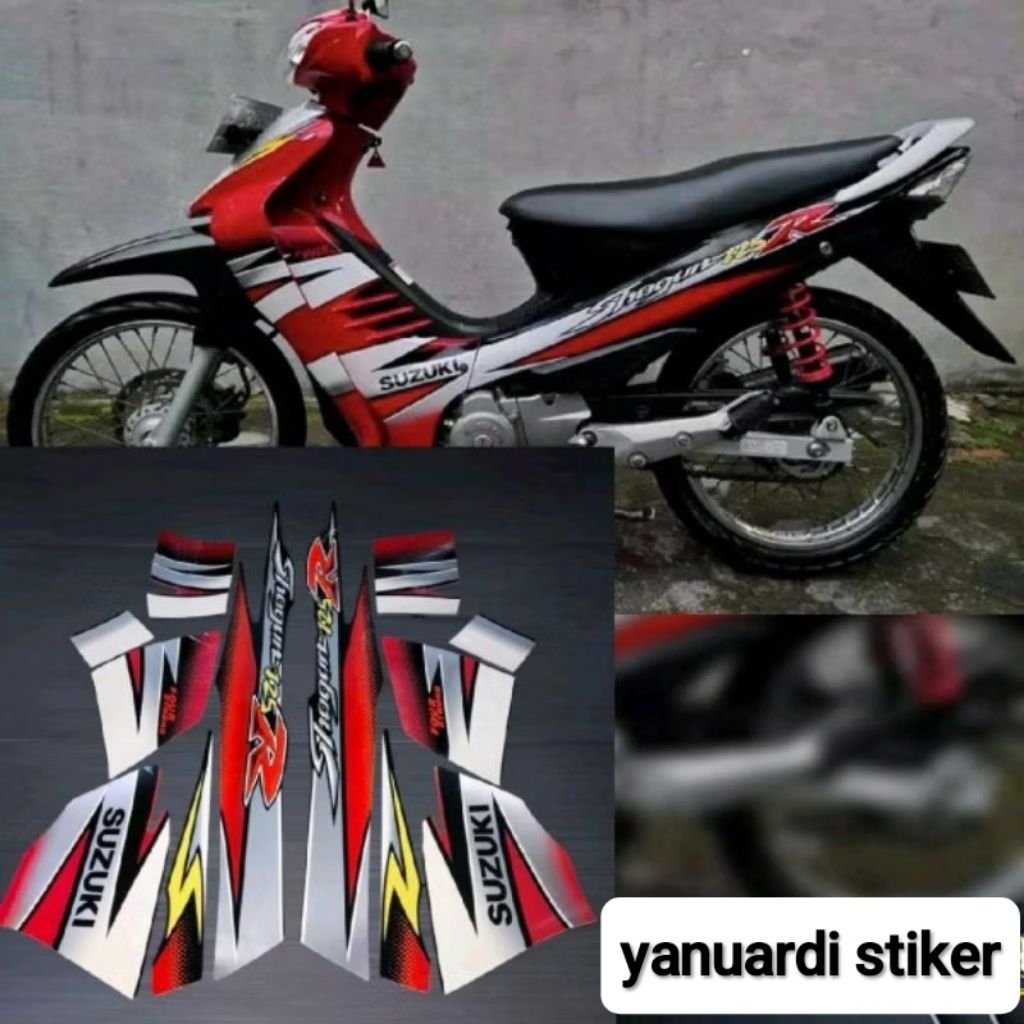 striping stiker list shogun 125 r tahun 2005 shogun r 2005