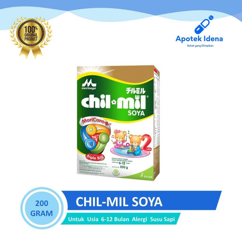 CHIL MIL SOYA 200 gr Susu bayi 6-12 bulan alergi susu sapi