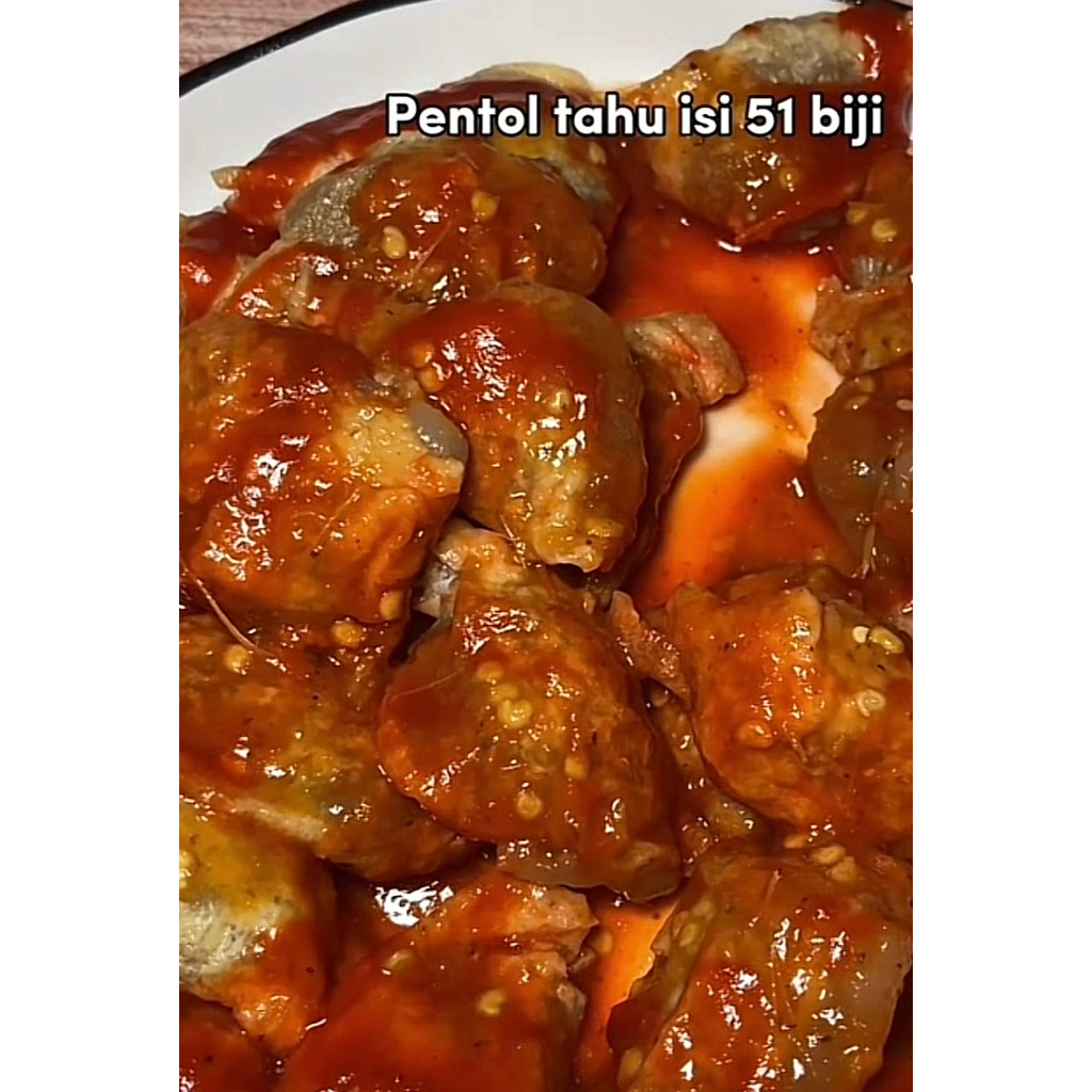 

pentol Tahu isi 51 Biji Free Saos dan sambel