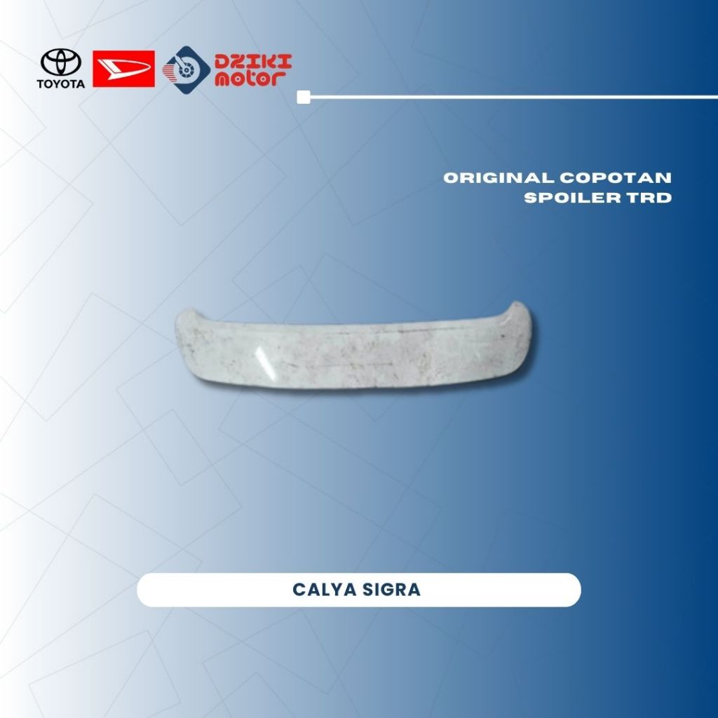 Original Copotan Spoiler TRD  Set Lampu Putih Calya Sigra