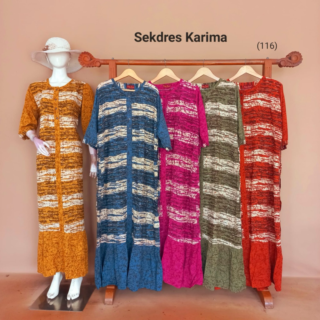 daster batik putri diana sedres karima beli 1 dapet 5 warna