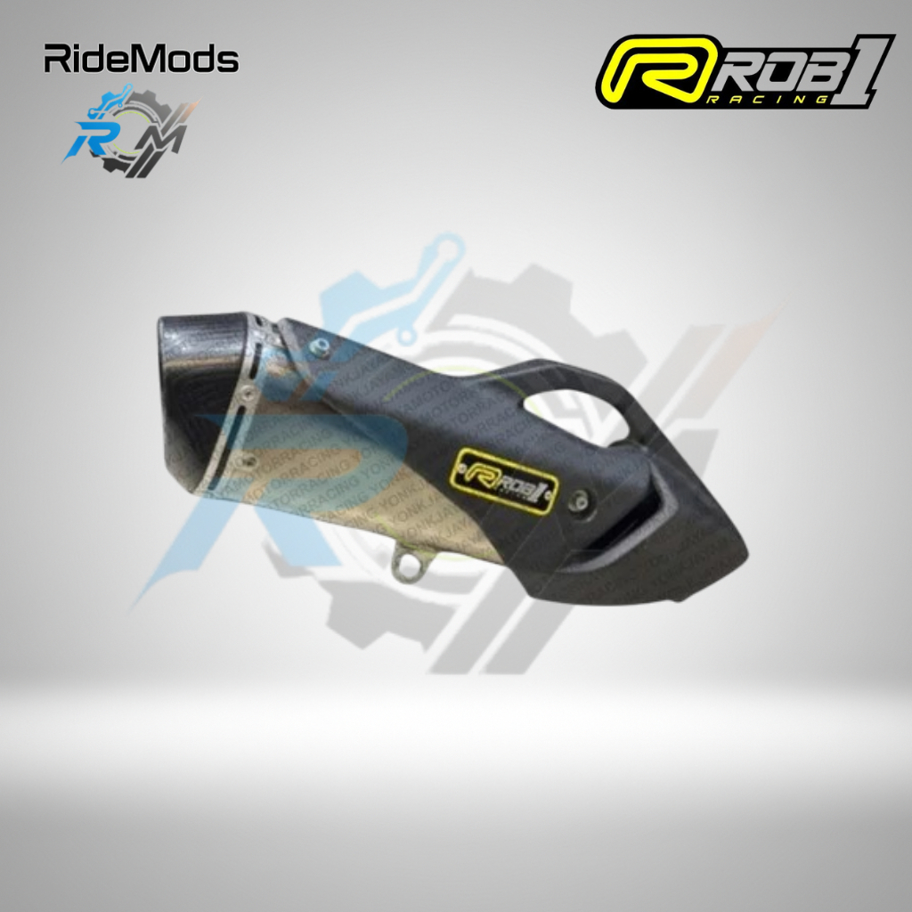 KNALPOT ROB1 NMAX TURBO SILINCER OVAL. SS