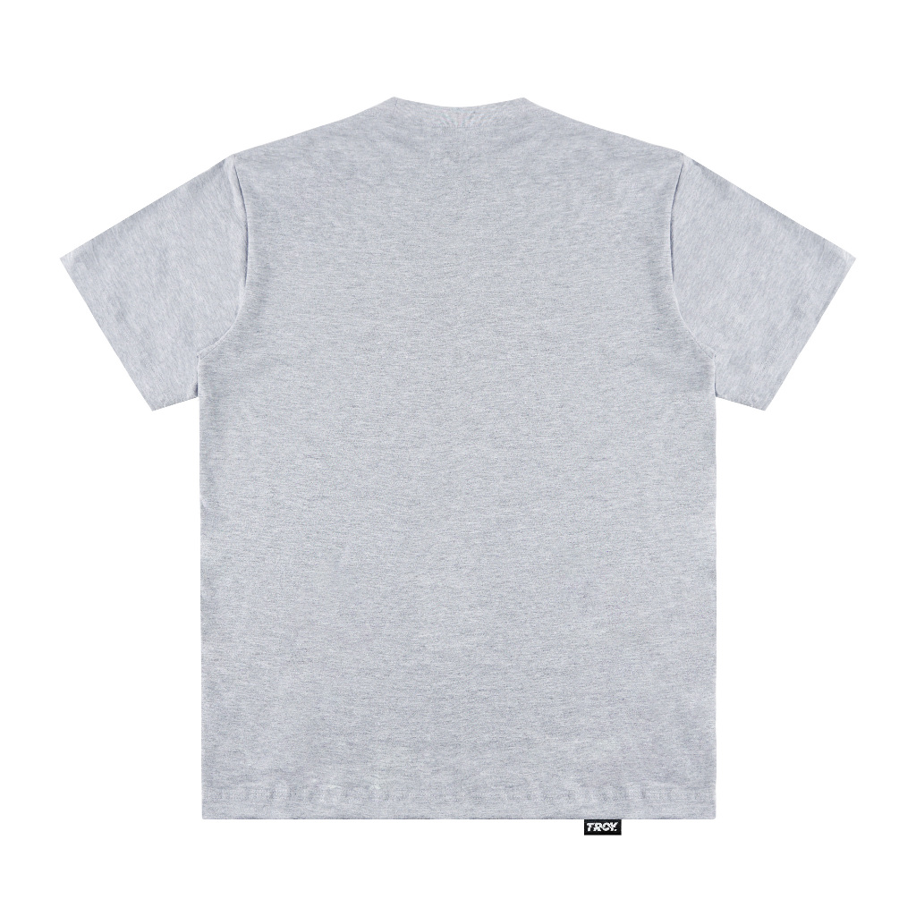 Troy Company Tshirt Misty Sirke - Kaos Lengan Pendek Kaos Abu Misty MTD 3298