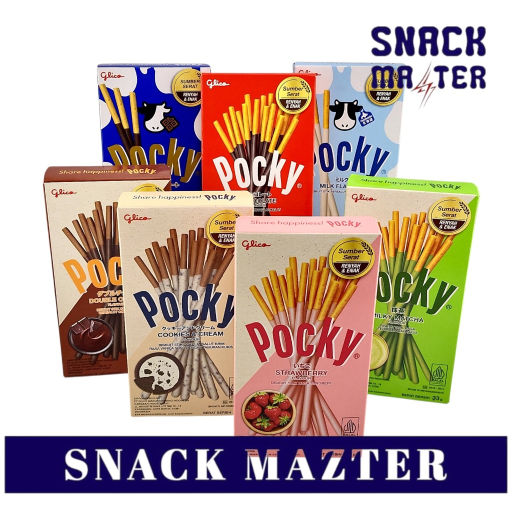 

Glico Pocky Regular - Biskuit Stik Salut Coklat