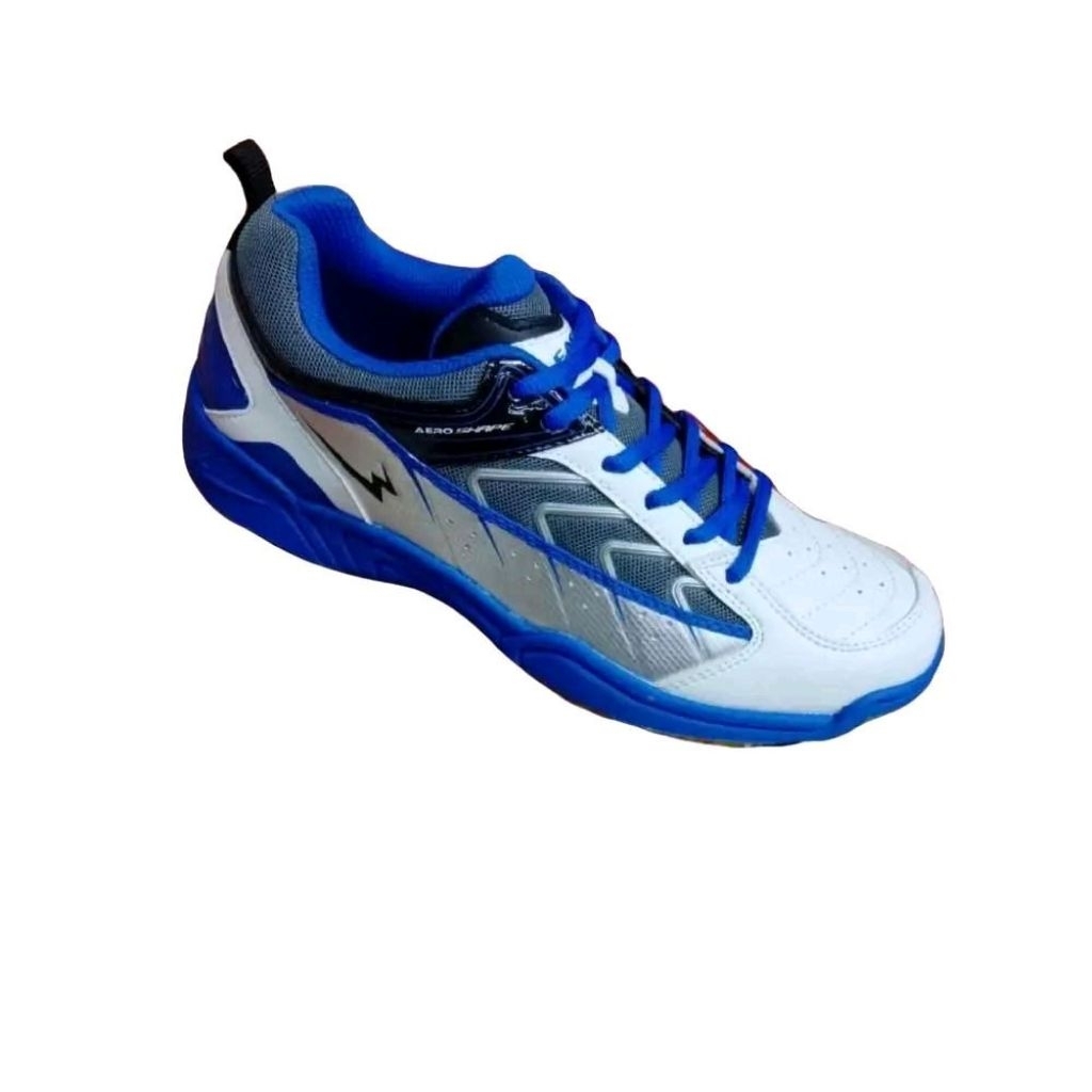 EAGLE HOLLYWOOD 02 PUTIH BIRU Sepatu Badminton Pria Original