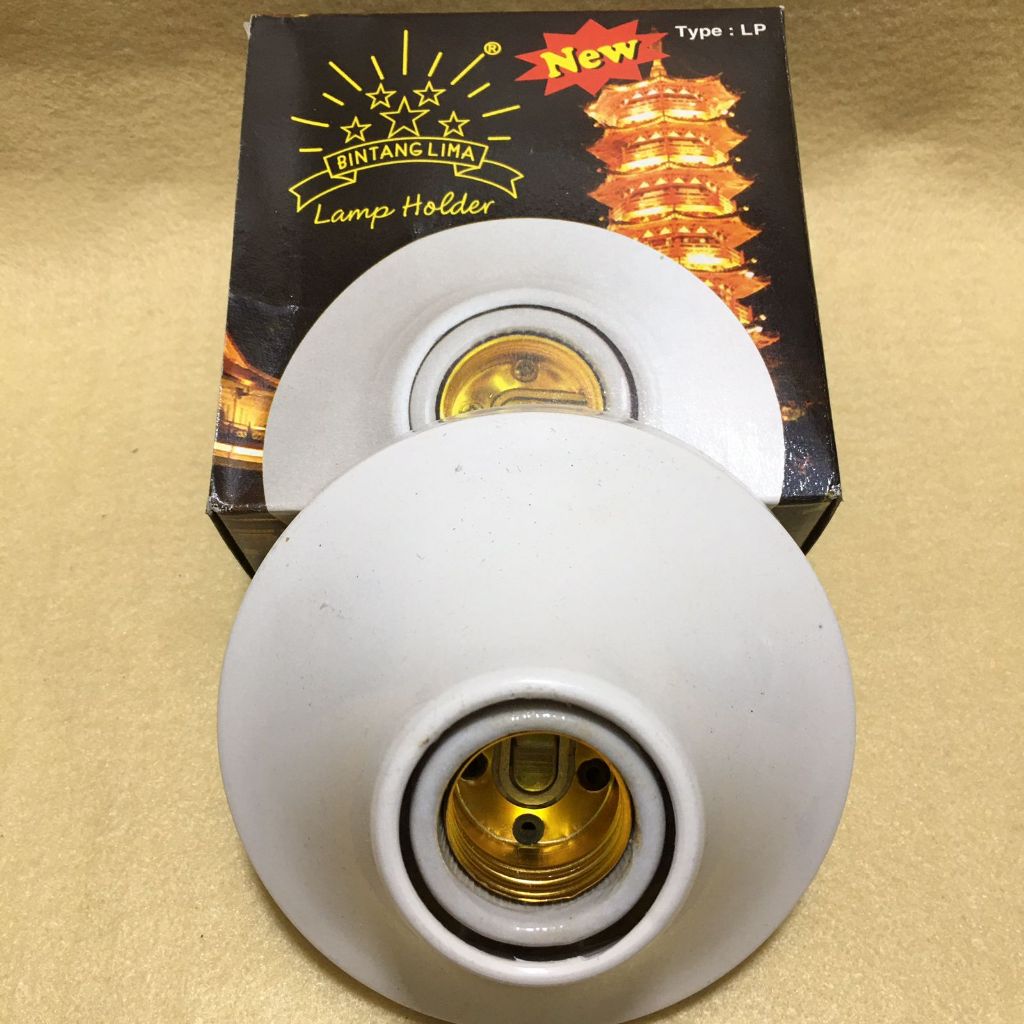 Fitting Lampu Plafon Bintang Lima LP LK LG