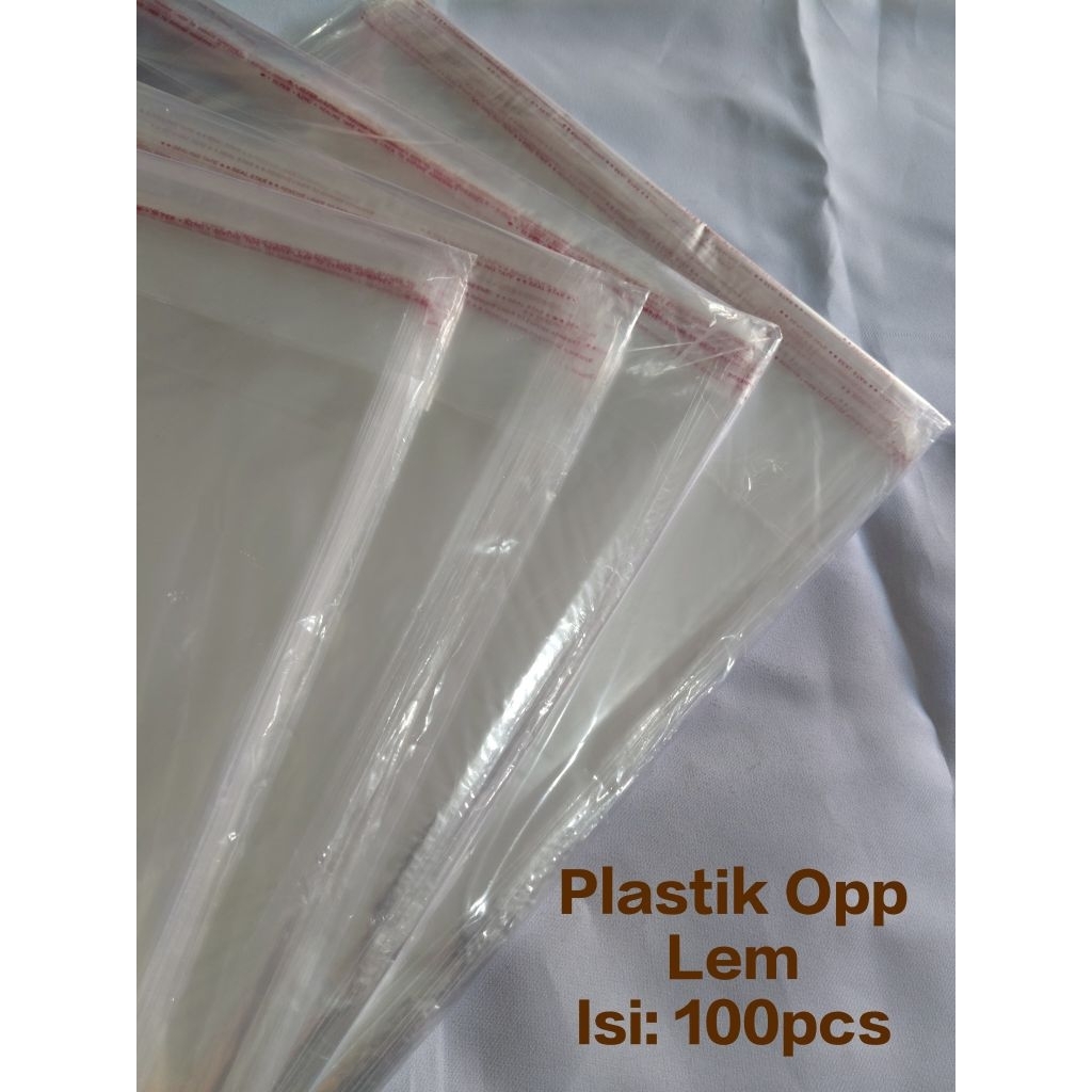 

PLASTIK OPP LEM (ISI 100PCS)