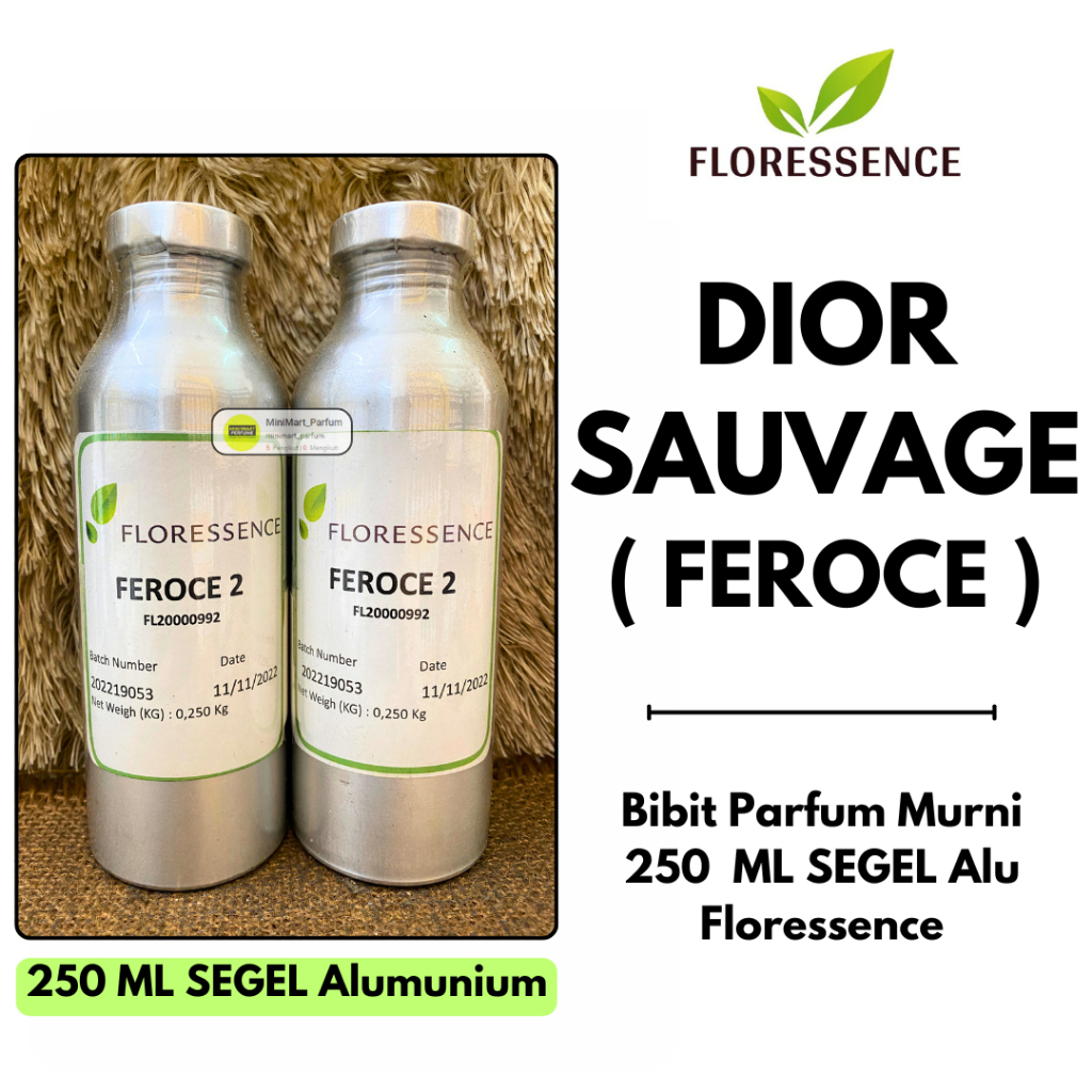 FEROCE 250 ML SEGEL ALUMUNIUM By FLORESSENCE / Biang Parfum Sauverine