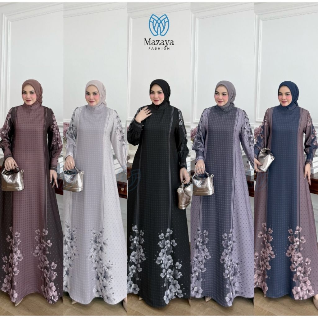 adeeva dress vol 5 by mazaya /gamis mazaya fashion