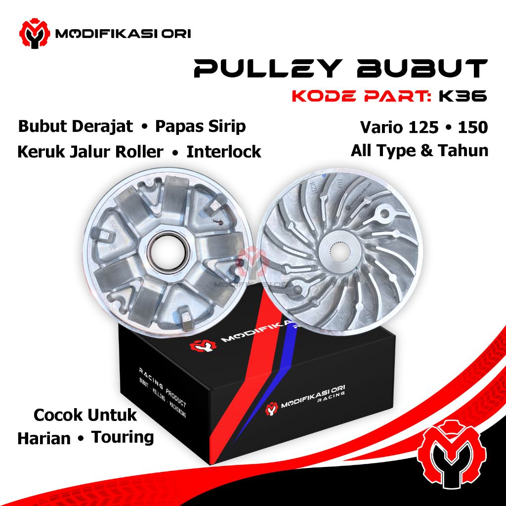 Rumah Roller PCX 150 Racing ADV 150 Rumah Roller Racing PULLEY Custom BUBUT VARIO 125-150 CC