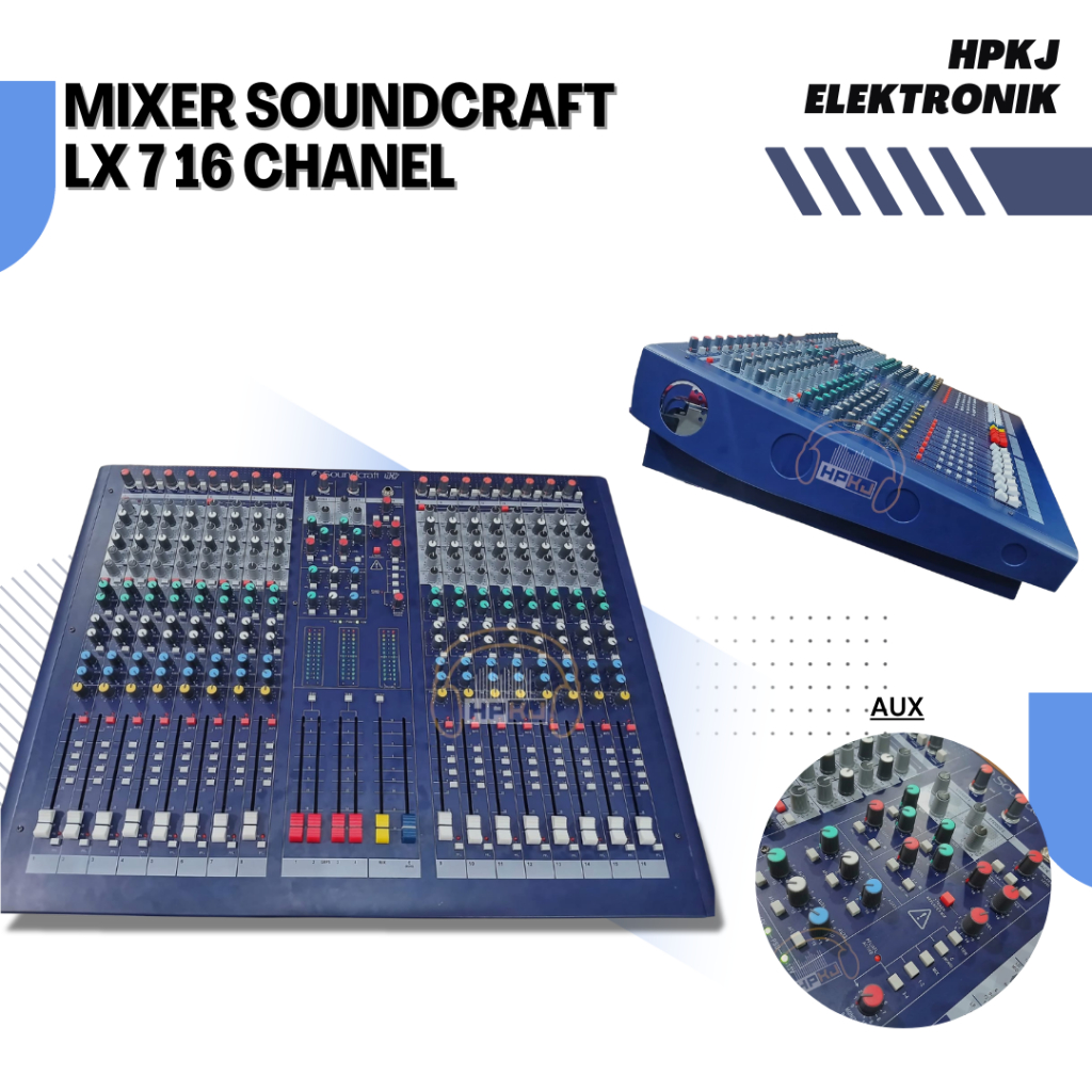 MIXER ADUIO SOUNDCRAFT LX7 16 CHANNEL Mixer Soundcraft LX7 16CH