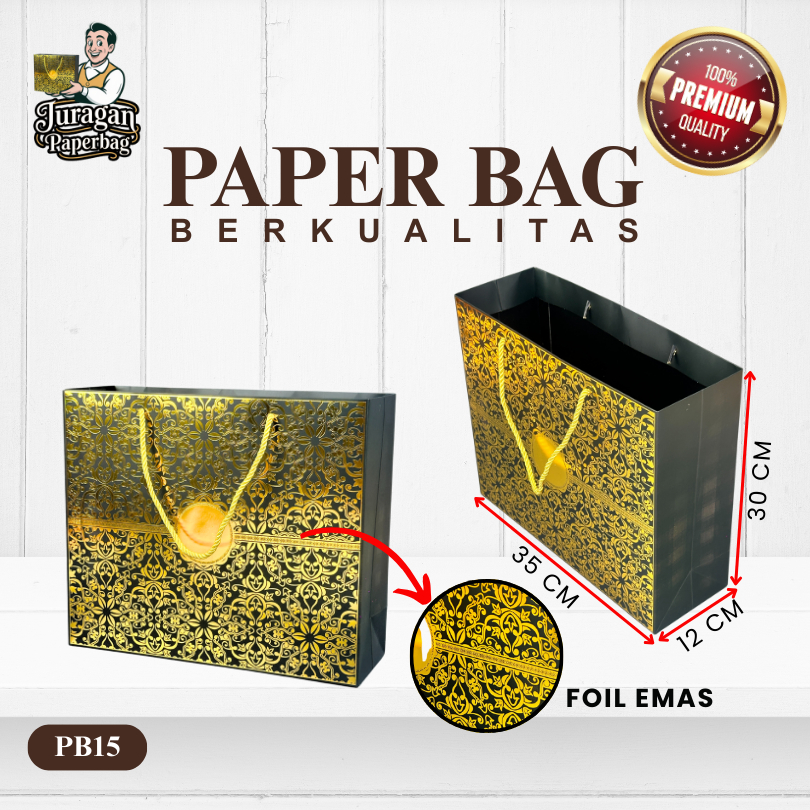 

Paper Bag Hadiah Jumbo / Premium Gift Bag / Tas Kado Jinjing / PB15