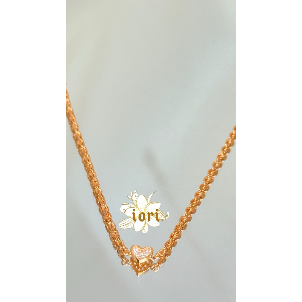 Gelang Love Tambang Emas G375 8K