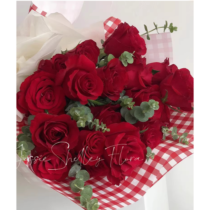 

(5 LEMBAR) Flower Wrapping Motif Kotak Celephone Kertas Bunga Waterproof