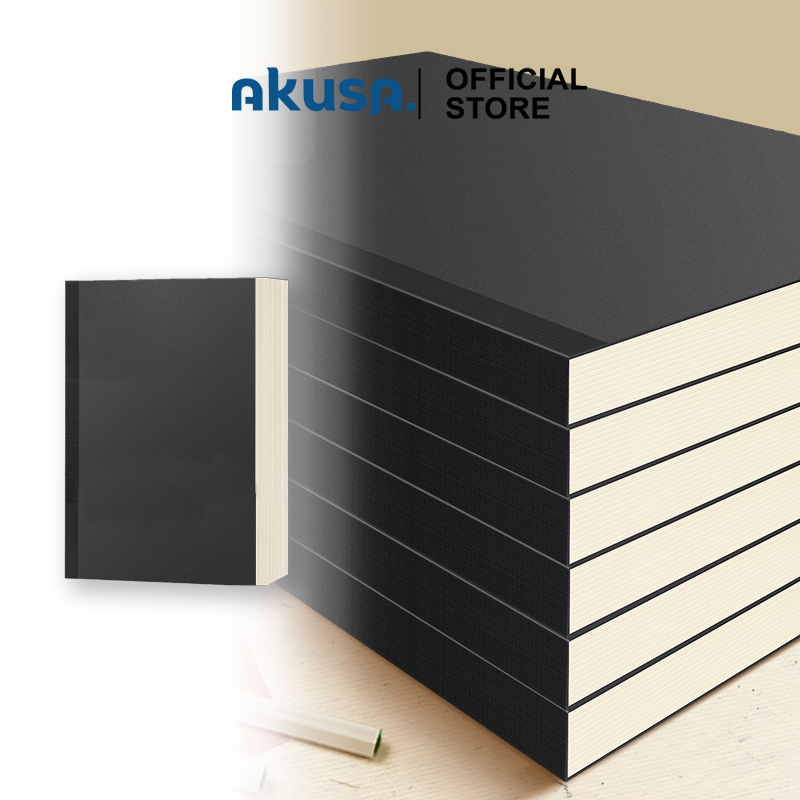 

AKUSA Notebook A5/B5 128 Lembar Journal Harian Buku Tulis Kantor Halaman Bergaris GCB001
