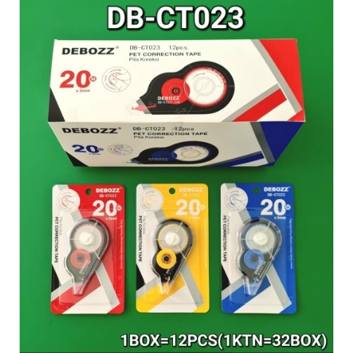 

Correction Tape 20M DB-CT023 / Cortape / tip ex / tip x / tipex 1 Pcs
