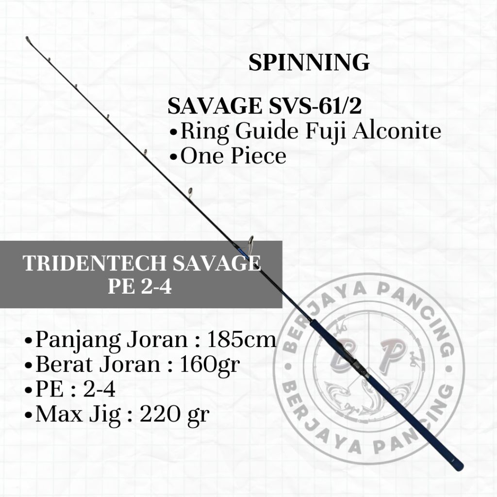 NEW JORAN JIGGING TRIDENTECH SAVAGE 2024