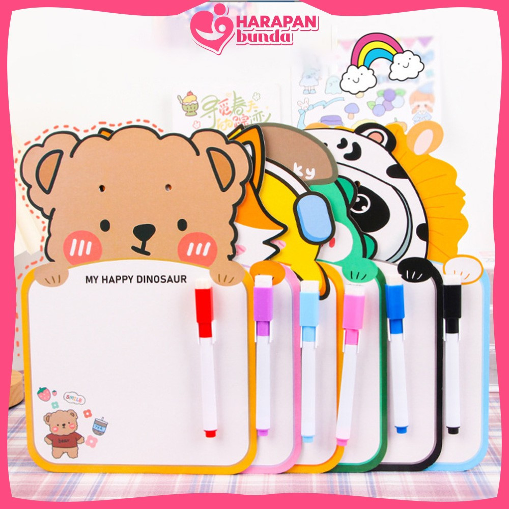 

EC Mini Board Toy Free Spidol Bisa Dihapus dengan Tali Gantung / Papan Tulis Mini Anak Karakter Lucu / Mainan Edukasi Anak Harapan Bunda M353