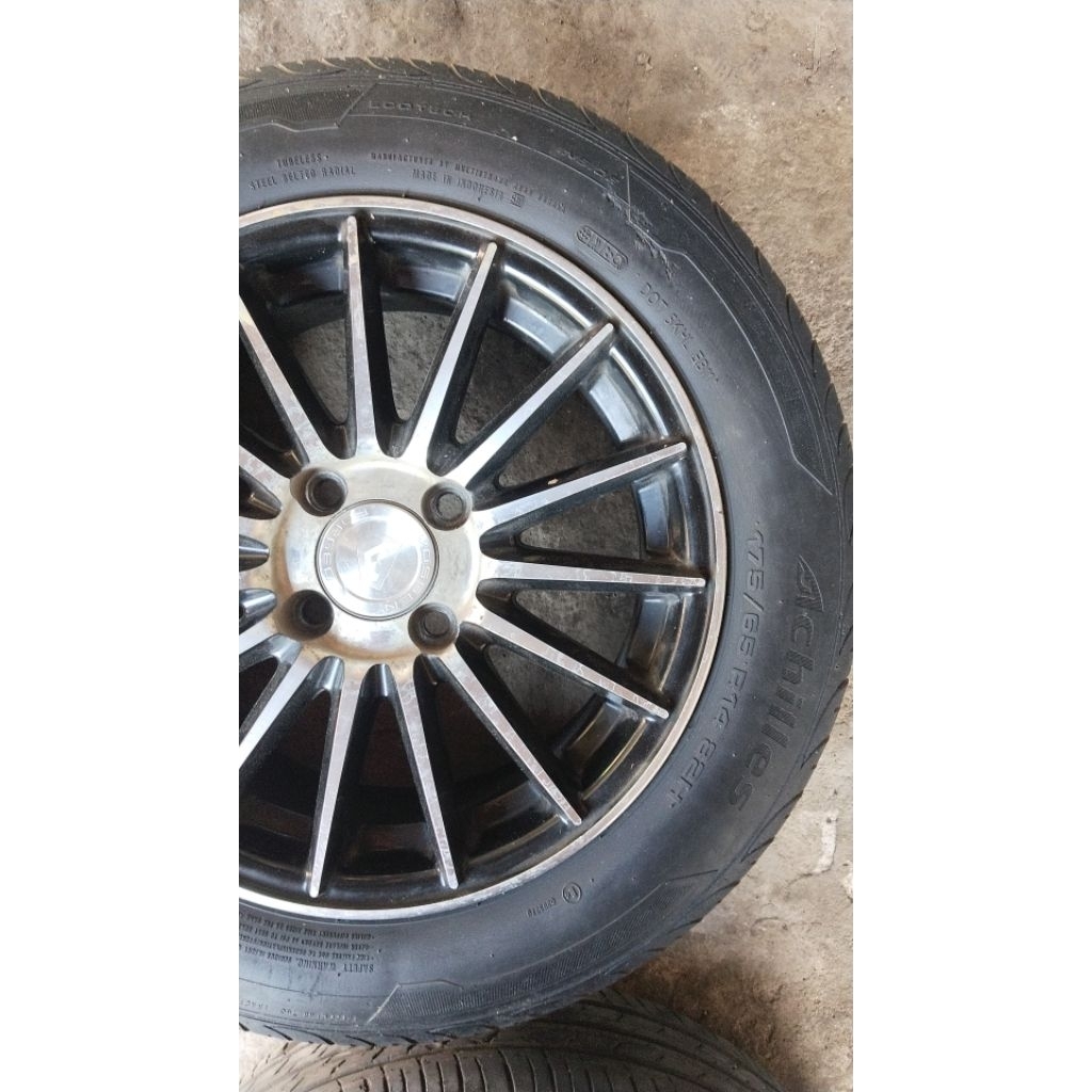 4 velg vossen forgeo r14 +ban 175/65 R14