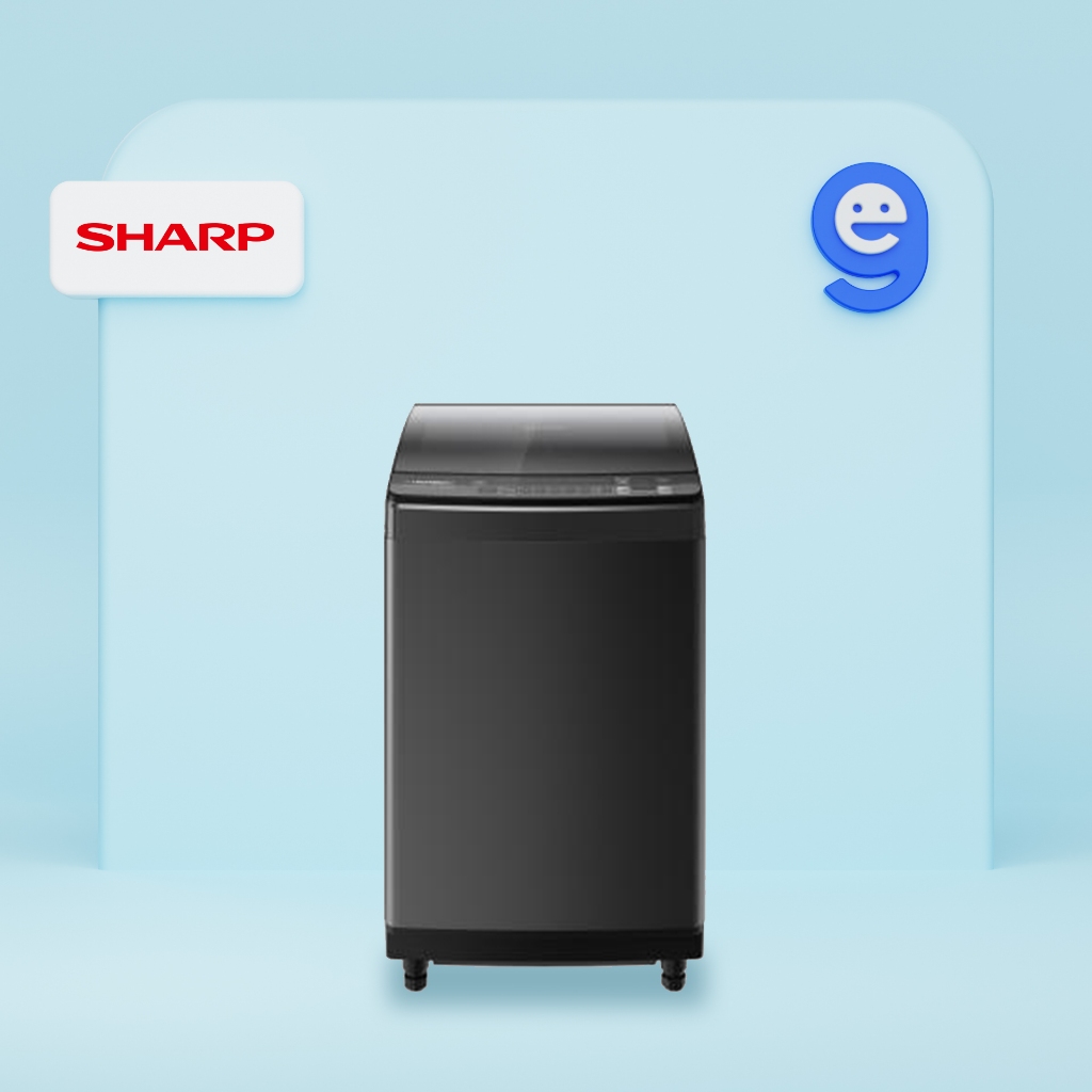 SHARP Mesin Cuci 1 Tabung Top Loading Washer ESM1050XTSA / ES-M1050XT-SA / 1050XTSA / 1050XT / ES-M1