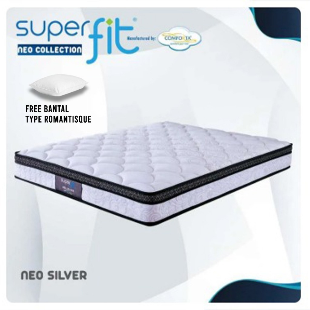 Matras Comforta Superfit Neo Silver Ukuran 180x200