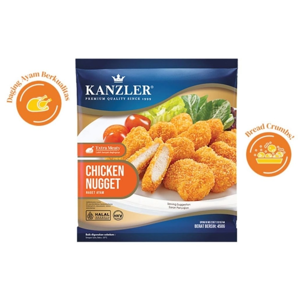 

Kanzler Chicken Nugget (450gr)