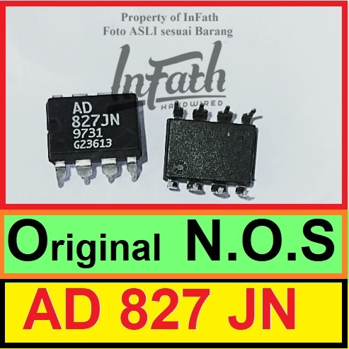 AD827JN dual op-amp DiP8 AD 827 JN sparepart ic stabili