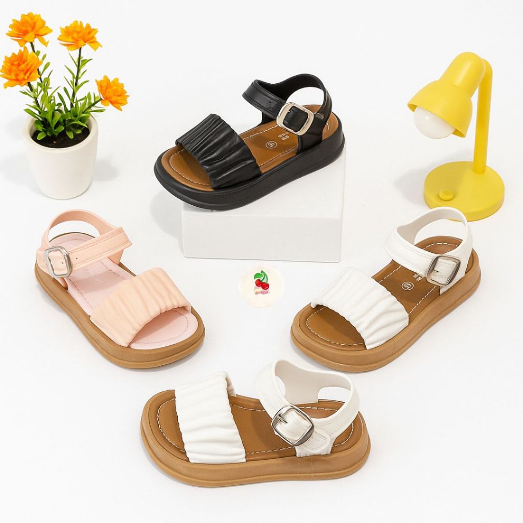 BYCHERRY - HELEN Sandal Anak Perempuan Sandal Pesta Model Lucu 3-8 Tahun / Sandal Pesta Anak Perempu