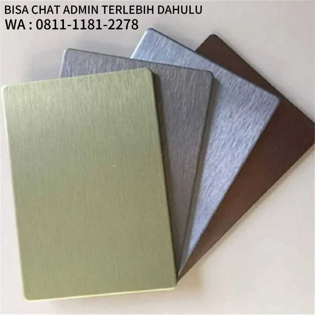 ACP Alusignpanel 4 mm PE 0.12 1220 x 2440 mm - BRUSH