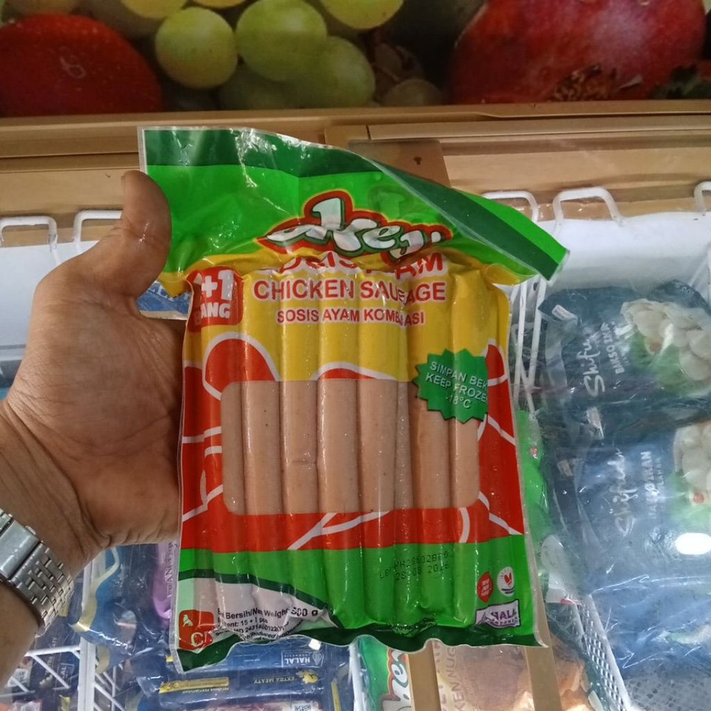 

sosis OKEY // sosis ayam kombinasi 500gram