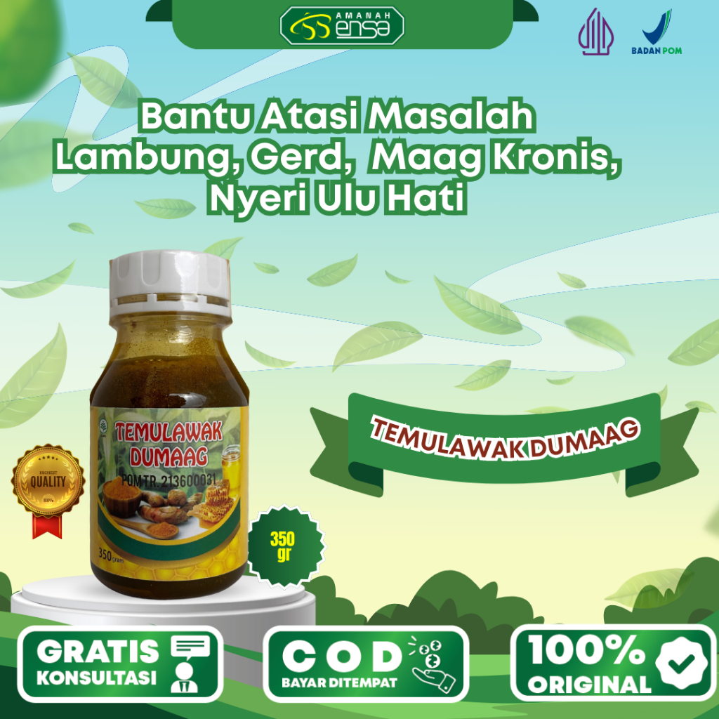 

DUMAAG TEMULAWAK- MADU BANTU ATASI MAAG