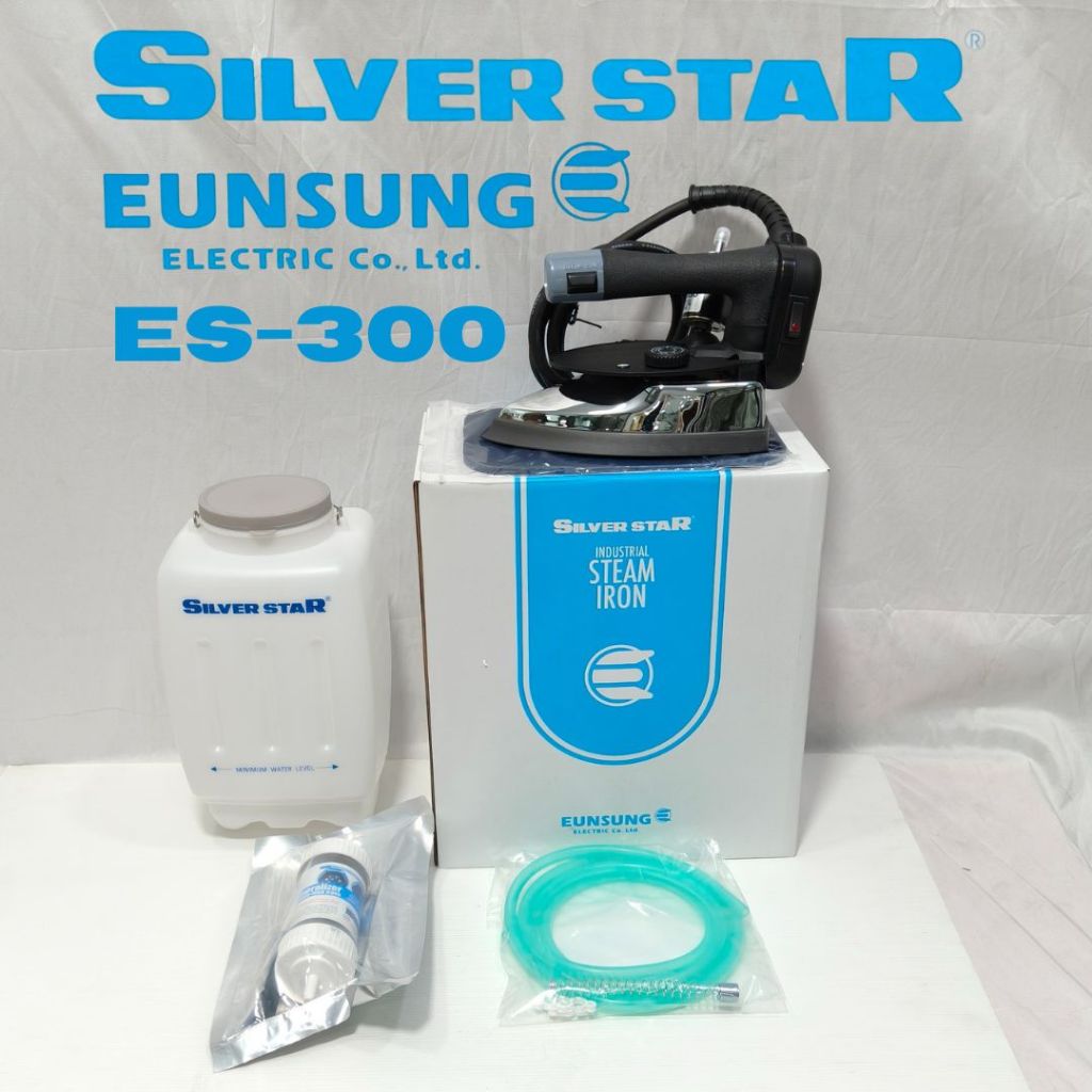 [ORIGINAL] Setrika Uap Listrik Silver Star ES-300 / ES-300-II Eunsung Korea untuk Laundry