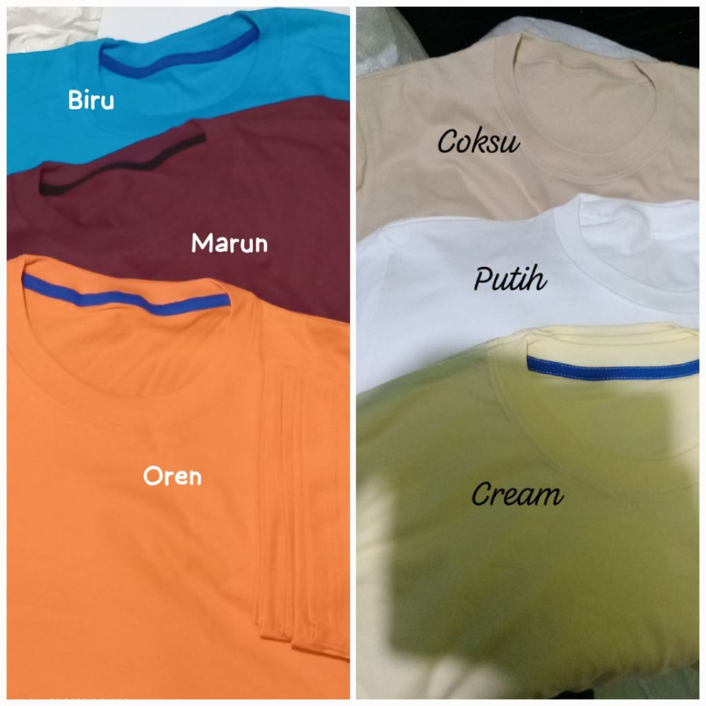 kaos katun combed 30s