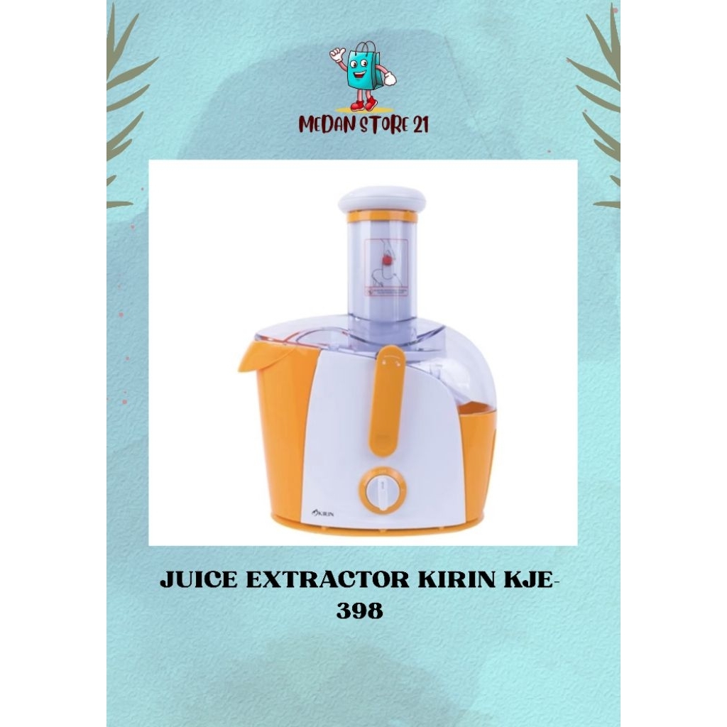 JUICE EXTRACTOR KIRIN KJE-398 /KJE-598