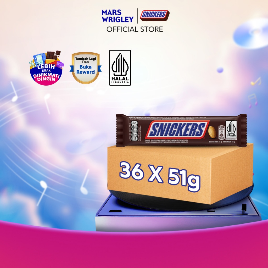 

SNICKERS Peanut Original 51gr X36
