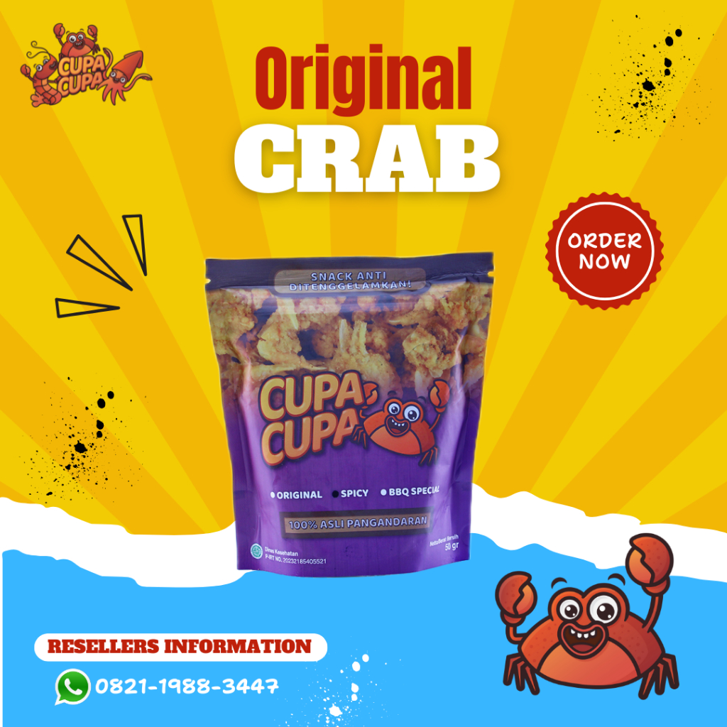 

Cupa Cupa Snack Crispy Crab Original