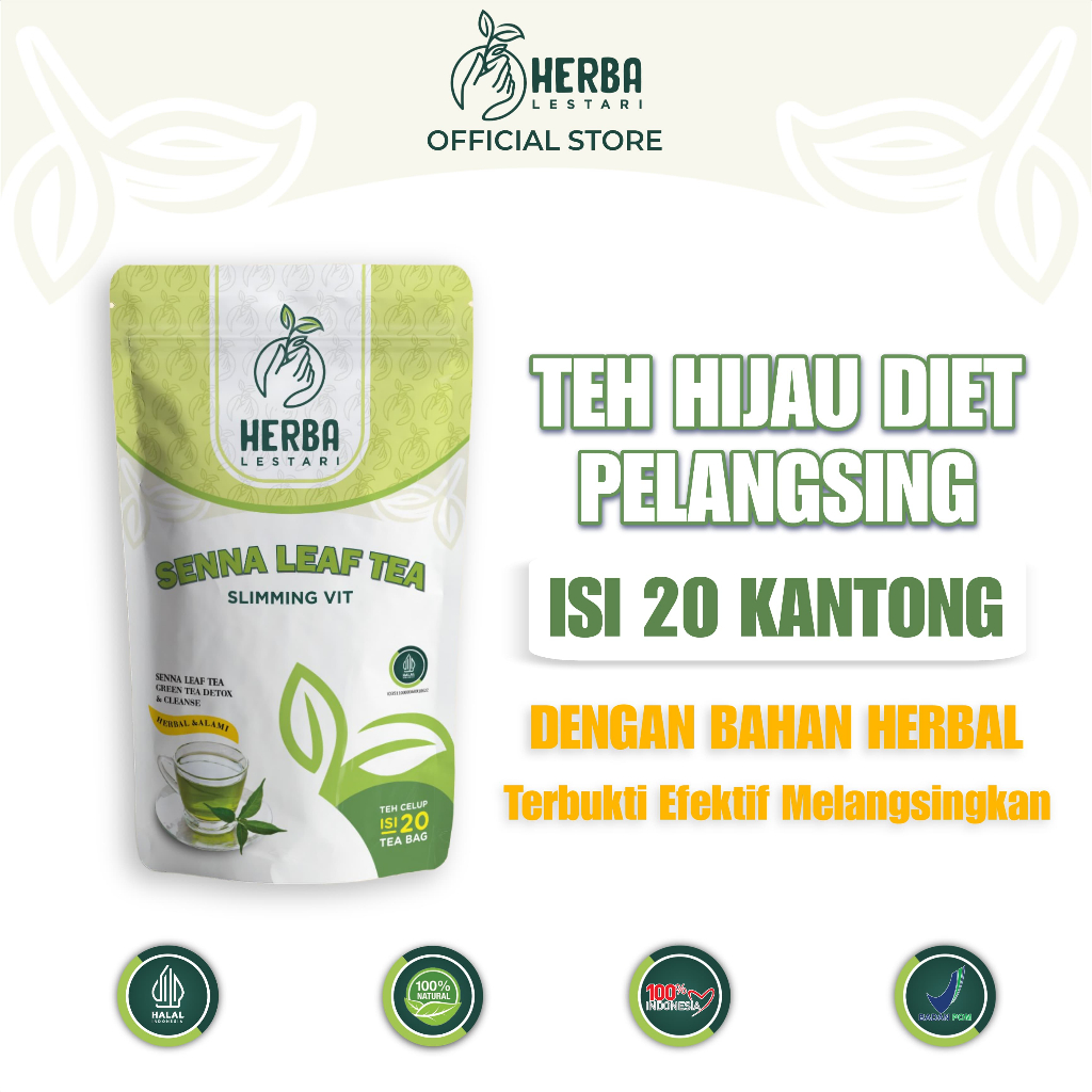 

Teh Senna Leaf Tea Herba Lestari